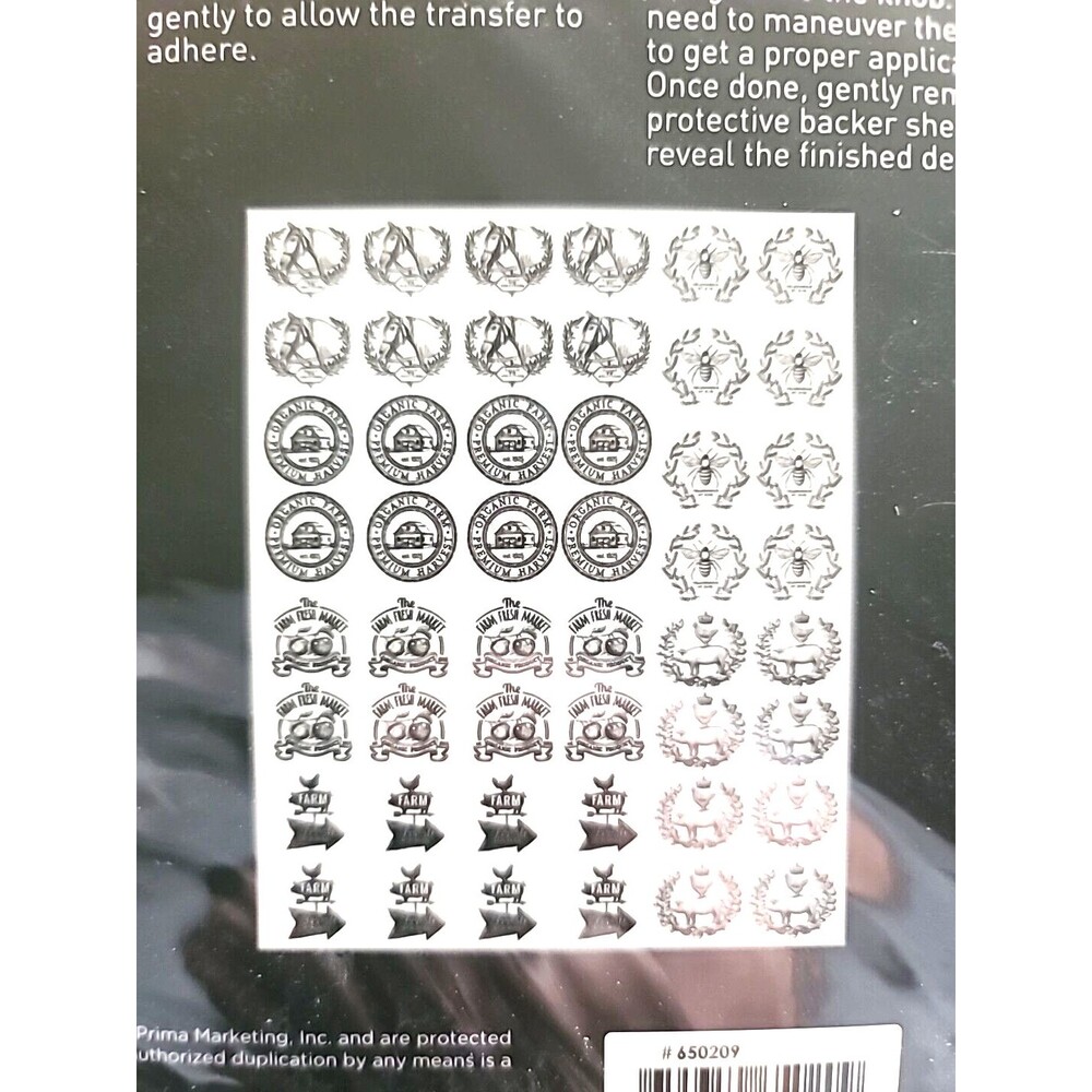 NEW Knob Transfers Redesign With Prima Farm Fresh Market Farmhouse